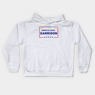 America loves Garrison Kids Hoodie